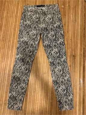 Veronica Beard Jeans Women's Sz 28/6 High Rise Kate Snakeskin Skinny - NWT